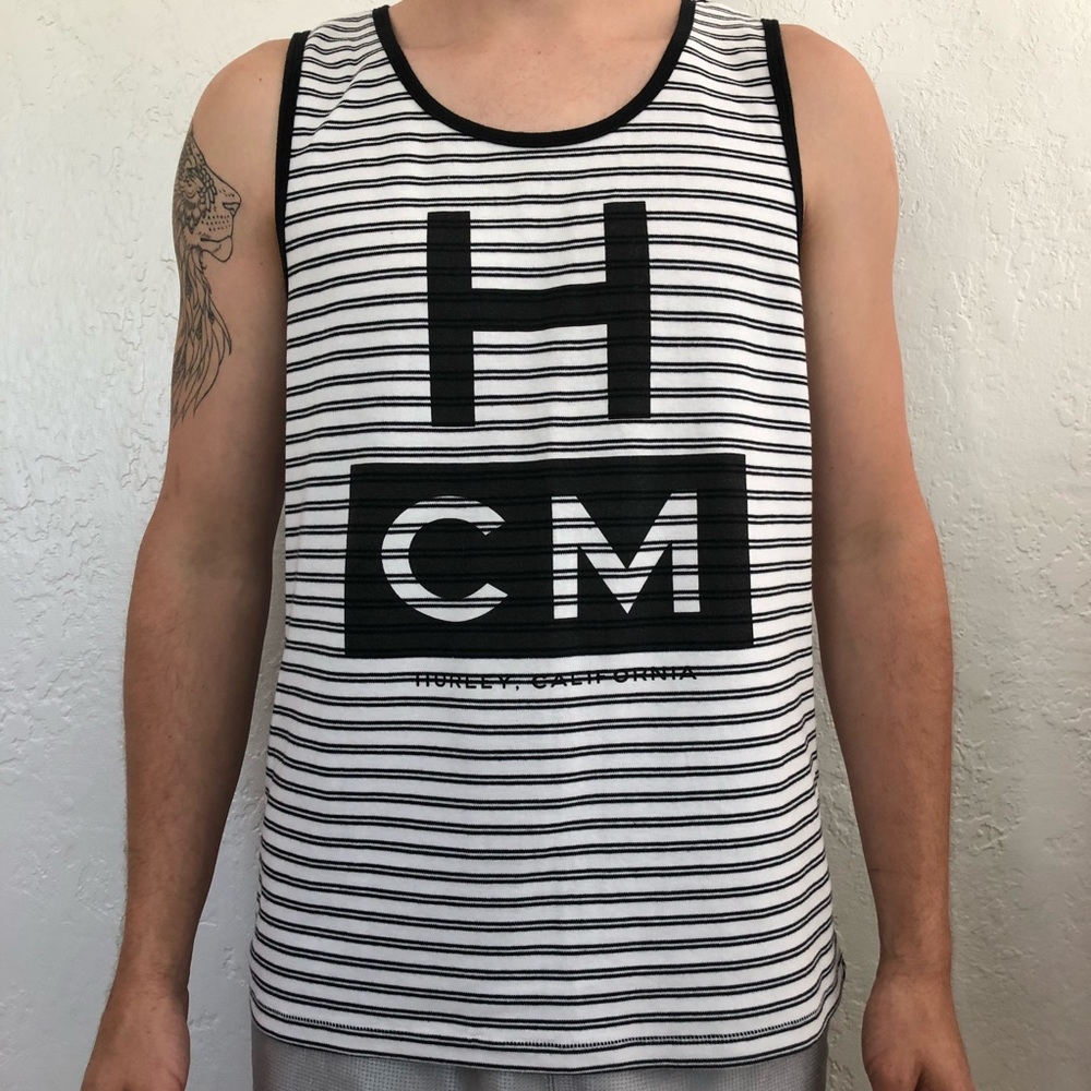 HURLEY striped tank top